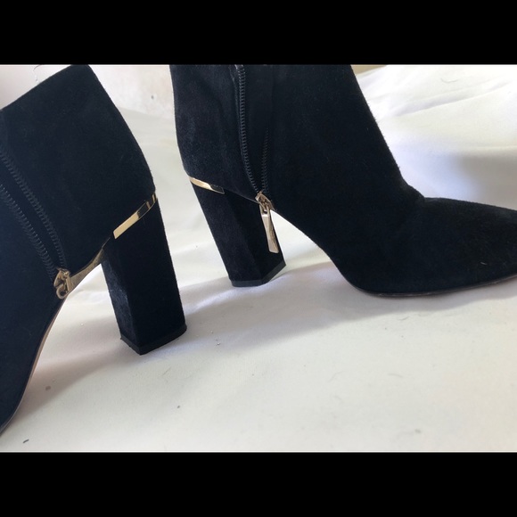 Kate Spade Black Suede Boots - Picture 2 of 4